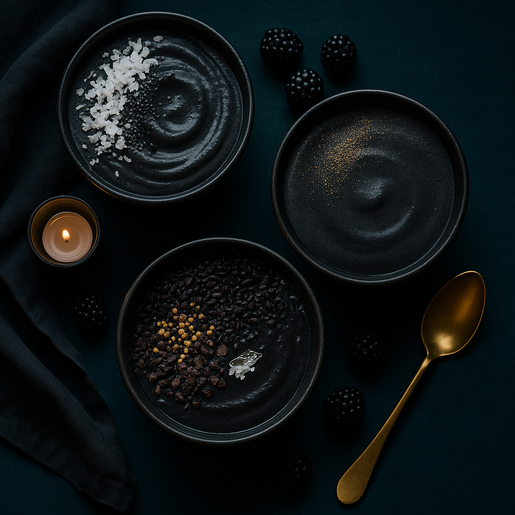 🖤 Dark Smoothies: Activated Charcoal, Black Sesame & Forbidden Rice Energy Bowls