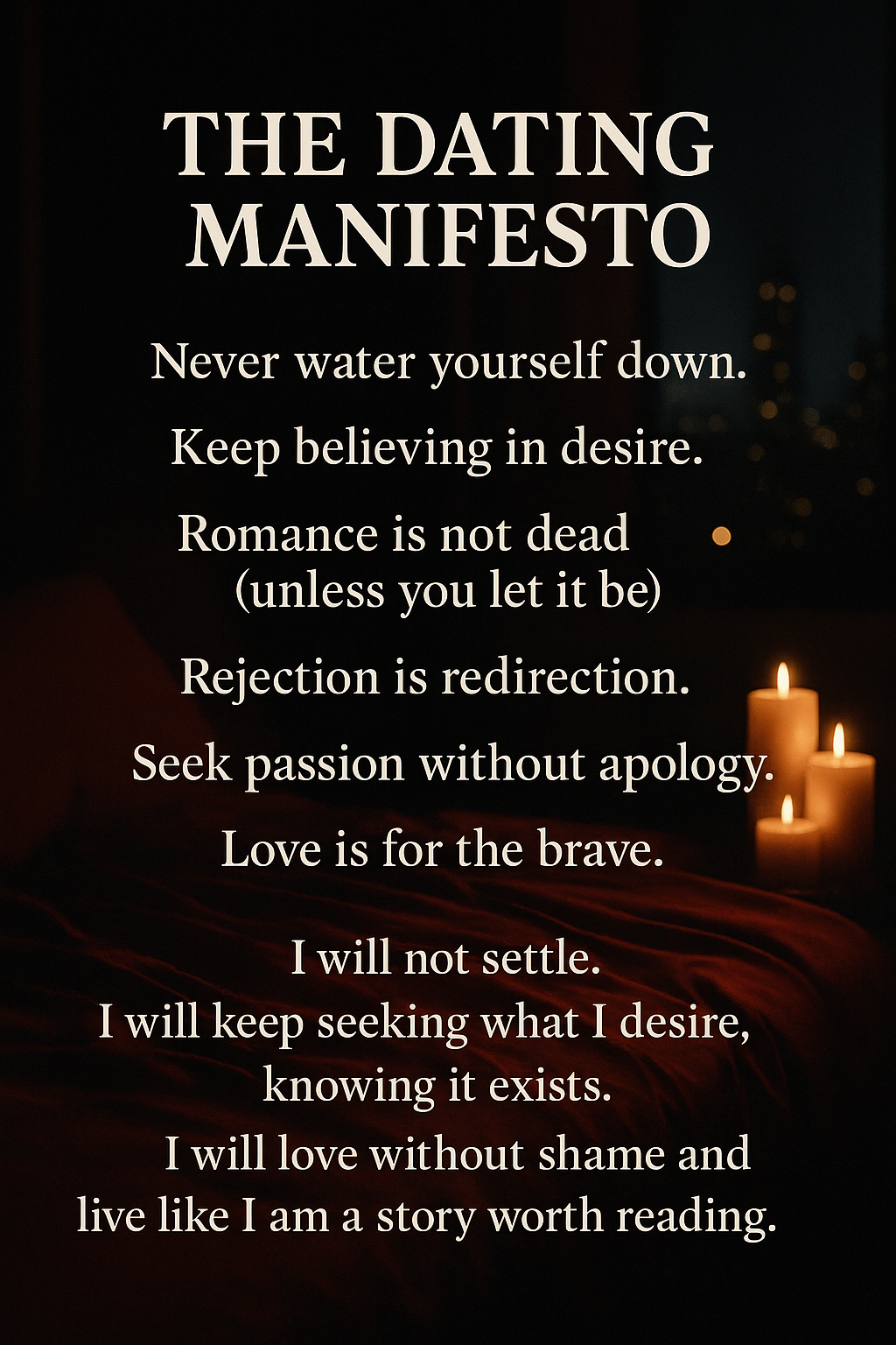 The Dating Manifesto: Love Boldly, Live Unapologetically