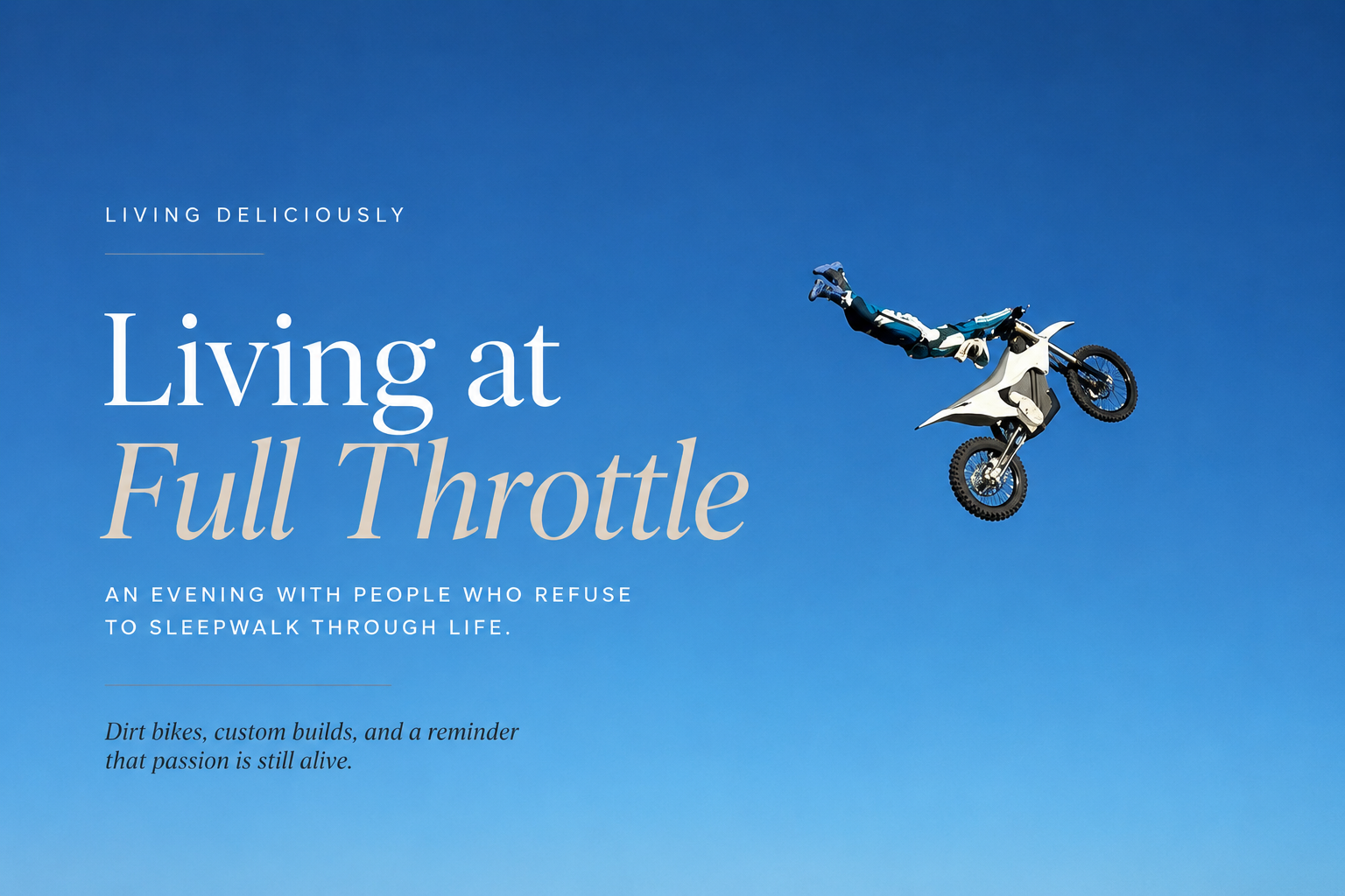 Living at Full Throttle