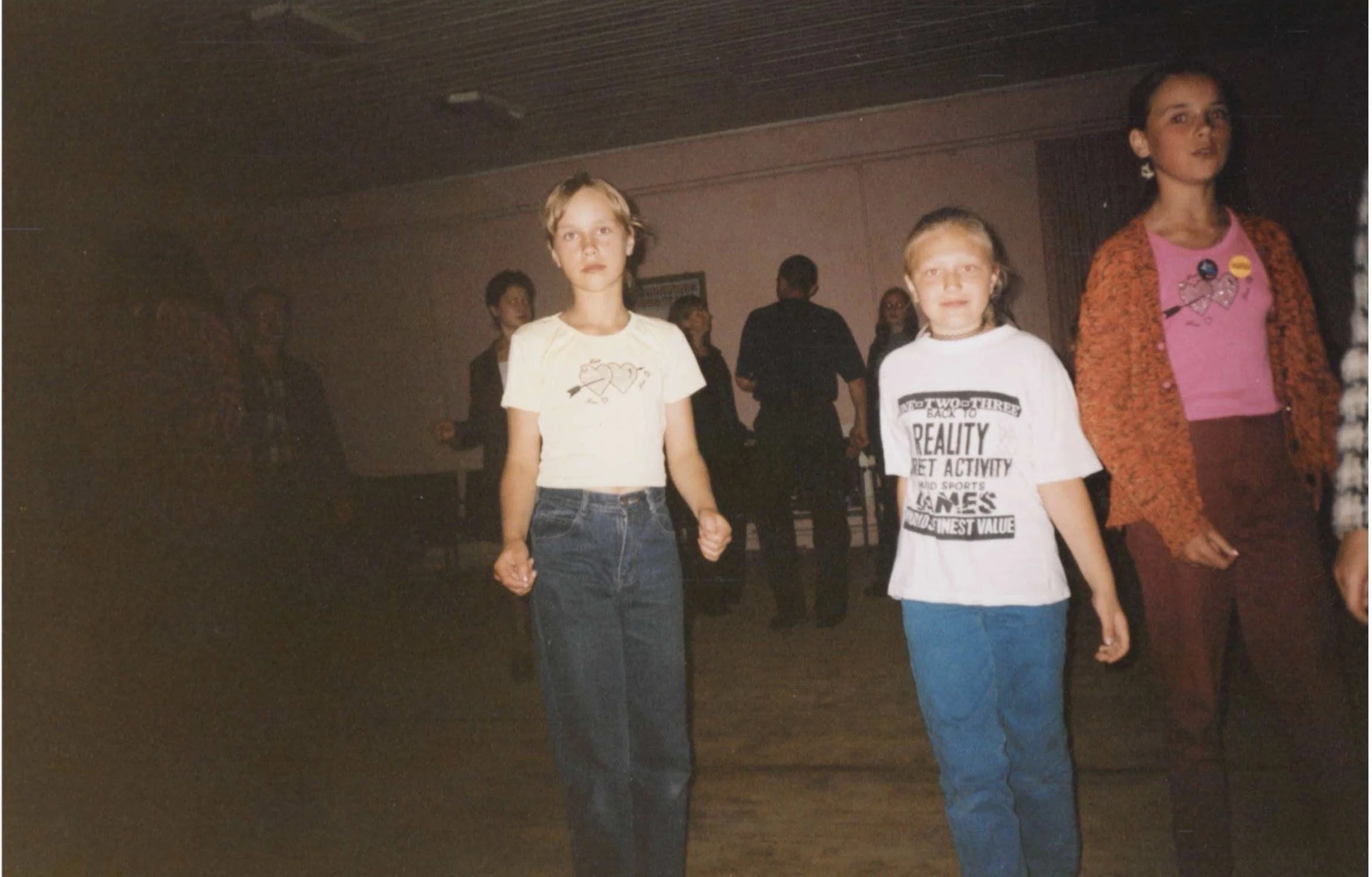 She's the one in the blue jeans, proof that she's been destined to be at the club ;)
