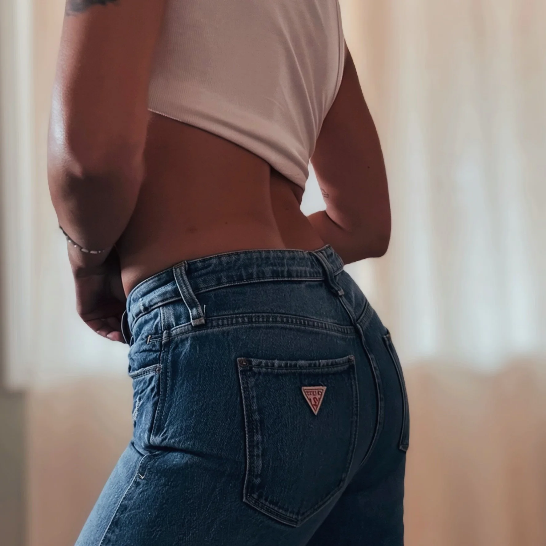 Fun fact: my first runway show was for a back-to-school @GUESS campaign when I was 15. 👖

Back then, so much of it was about fitting in.

Now? I&rsquo;m far more interested in standing out. In taking up space. In feeling good in my skin at every age