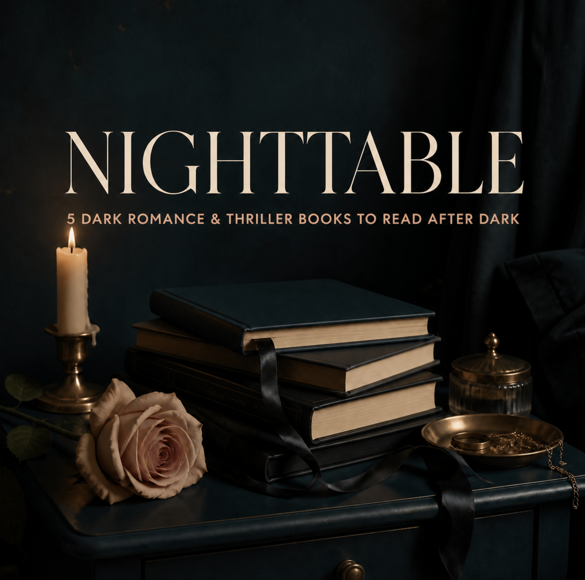 Nighttable: 5 Dark Romance and Thriller Books to Read After Dark