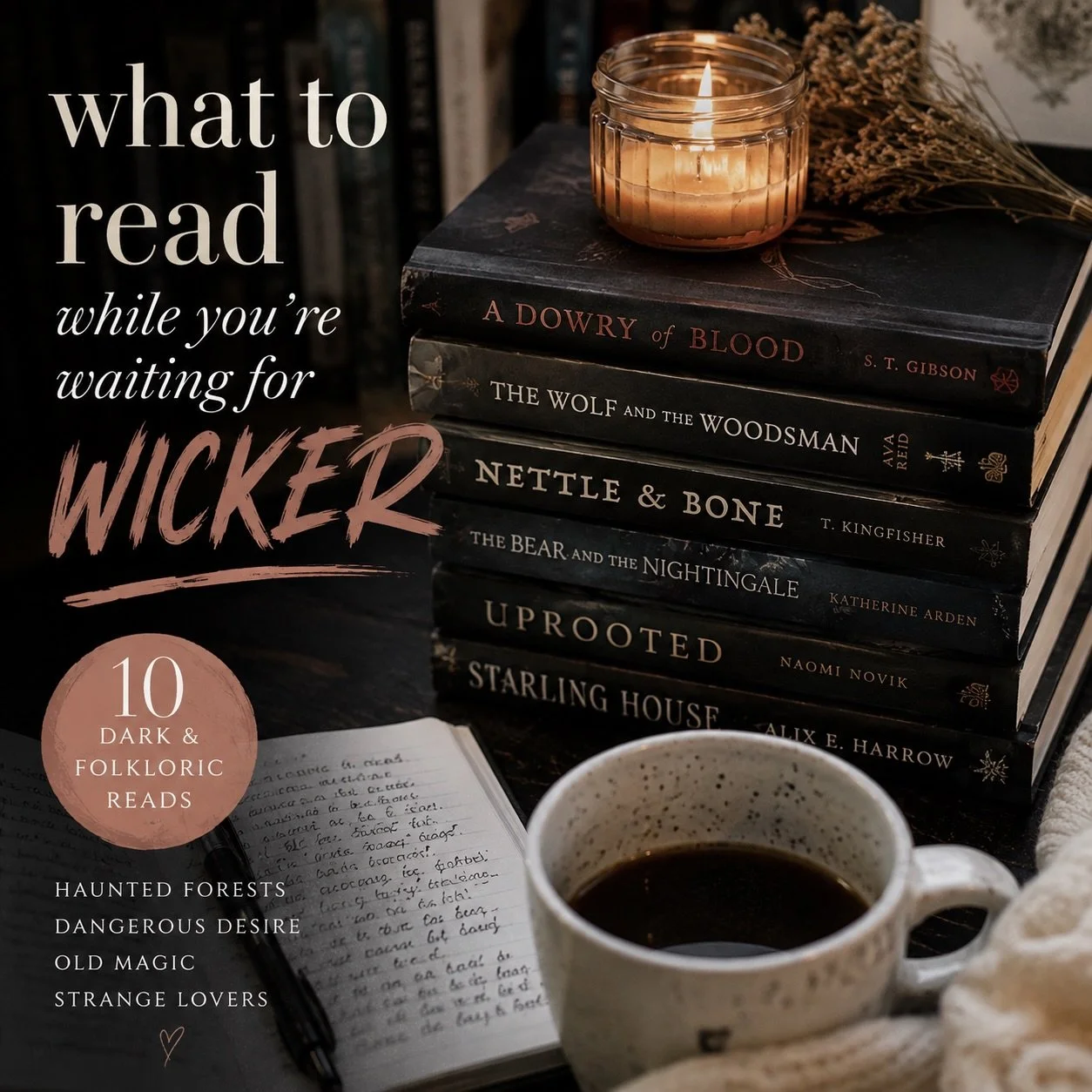 Apparently my current type is dark, brooding, morally questionable&hellip; and possibly made of wicker. 🖤🌿

I saw the trailer for Wicker and immediately knew two things:

I will absolutely be watching.

October is entirely too far away.

So natural