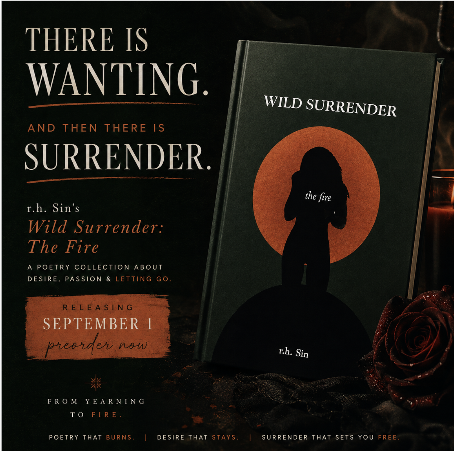 From Yearning to Fire: r.h. Sin’s Wild Surrender Is Coming September 1