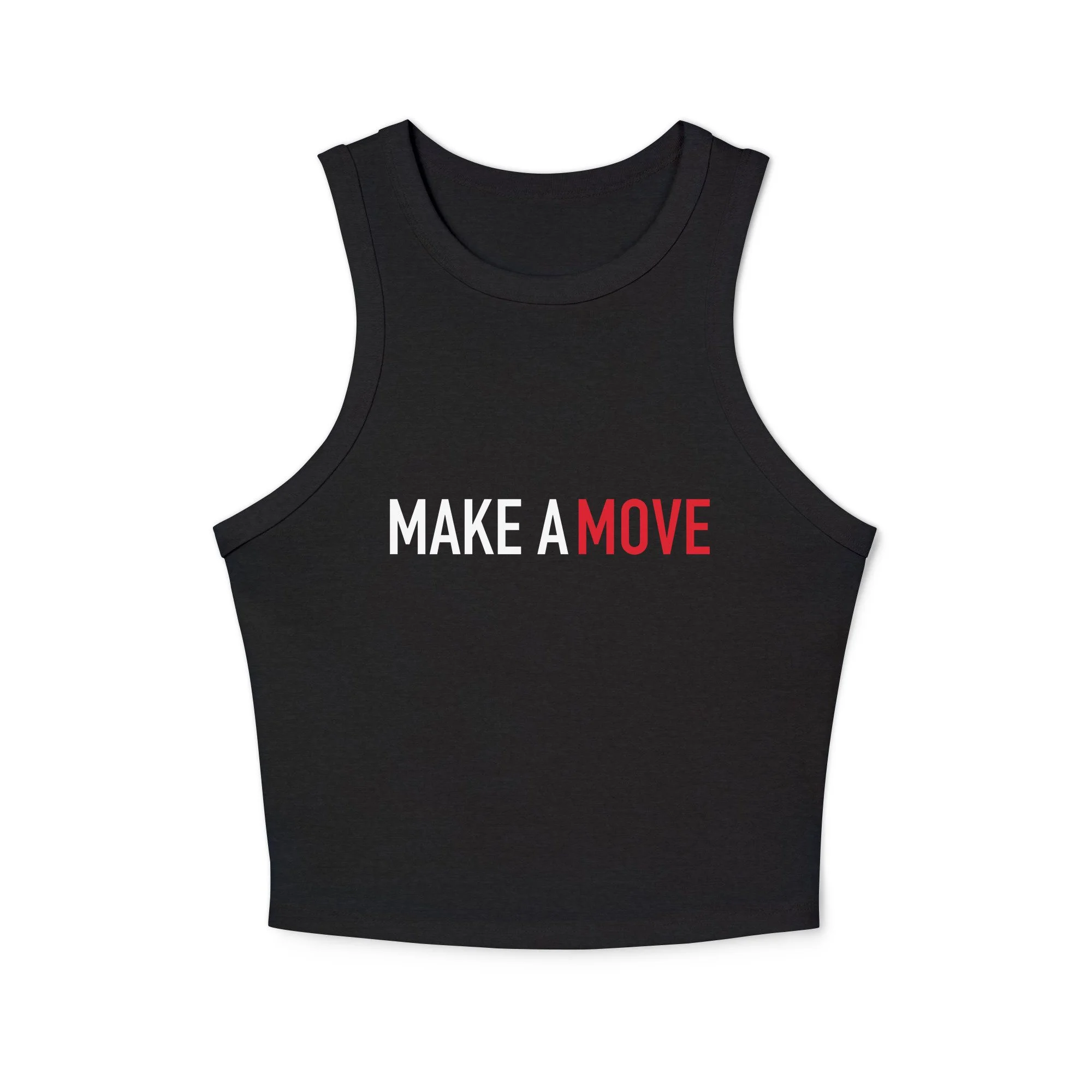 Make a Move — Personalized QR Code Racer Tank