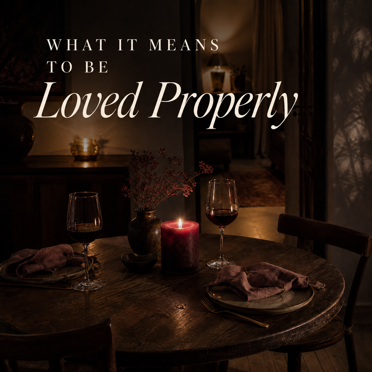 What It Means to Be Loved Properly