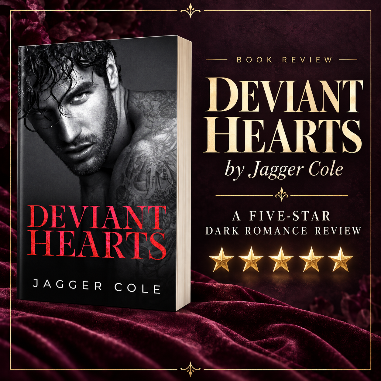 Deviant Hearts by Jagger Cole: A Five-Star Dark Romance Review