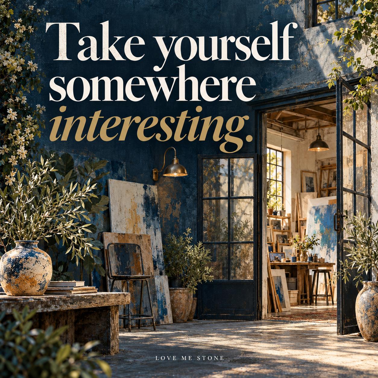 Take Yourself Somewhere Interesting