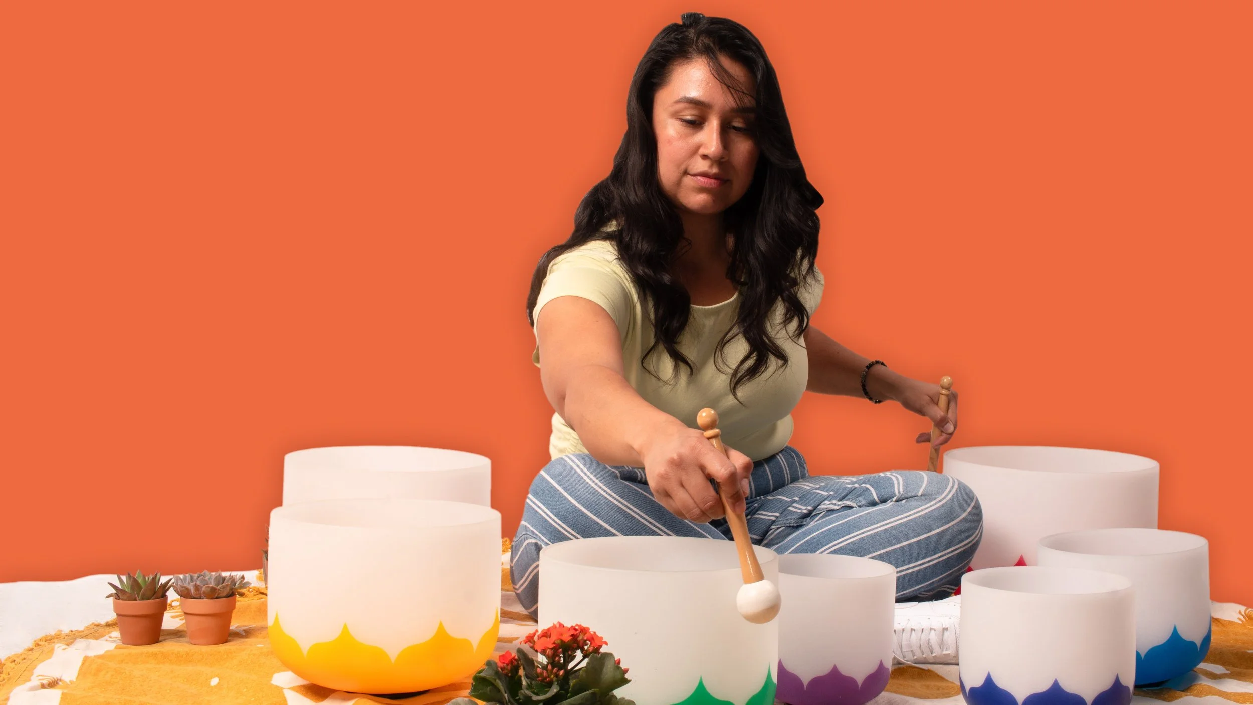 Breathwork for emotional healing  Somatic healing online  Affordable breathwork membership  Healing community online Online breathwork membership, Latinx wellness space, Virtual sound healing for anxiety, Monthly breathwork and sound bath