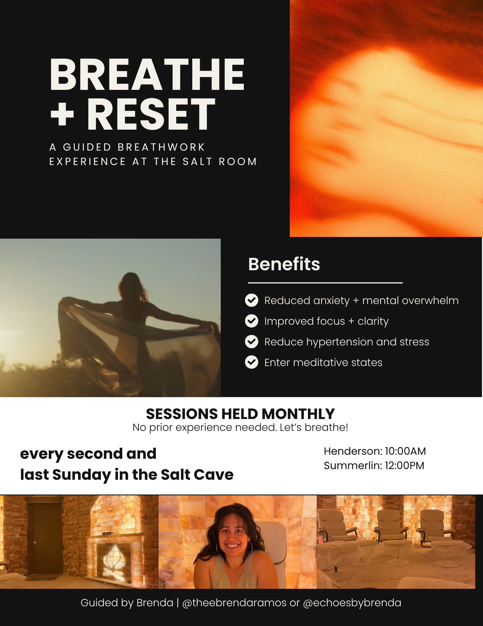 Breathwork at The Salt Room (Henderson)