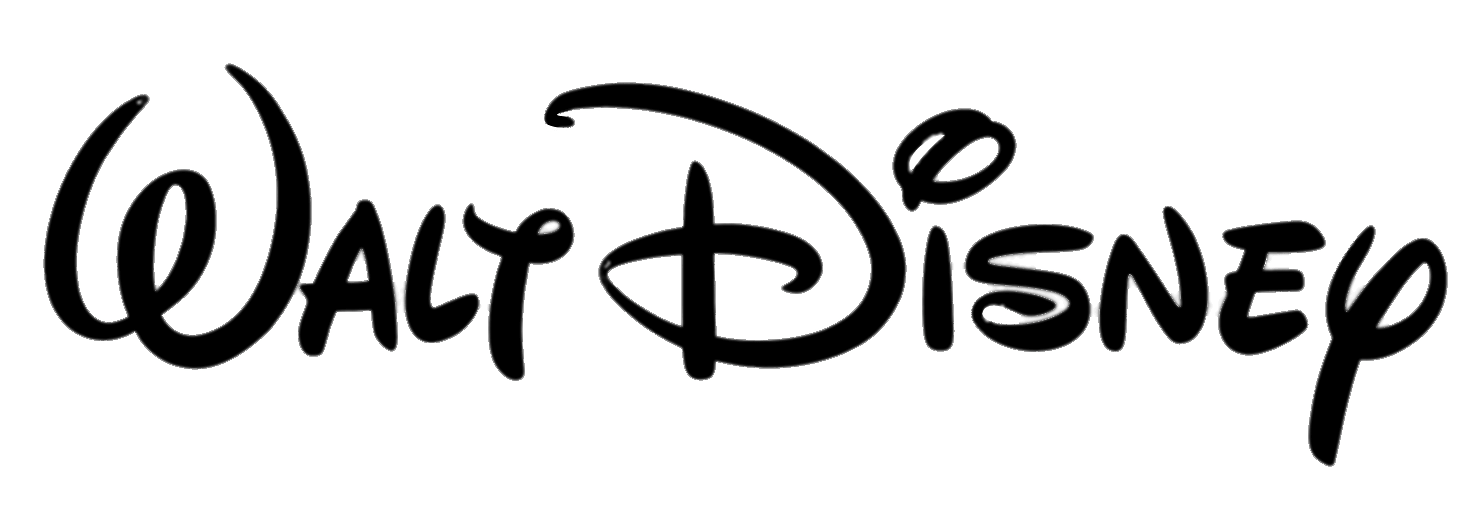 "Walt Disney" logo in black script text on a transparent background.