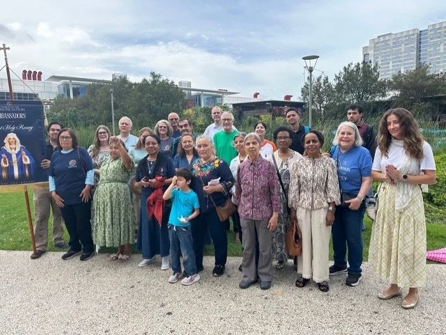 June Rosary Procession Around Discovery Green