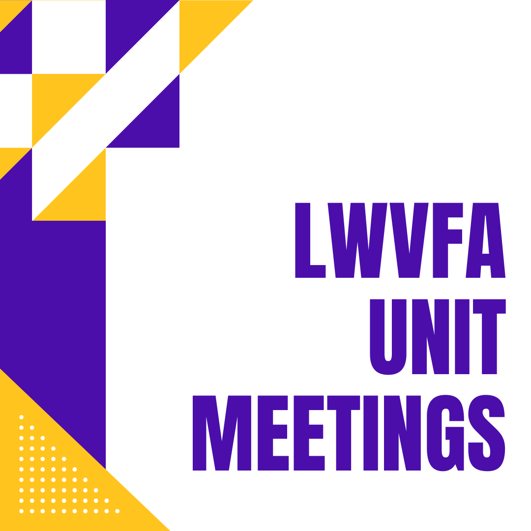 Unit Meetings October