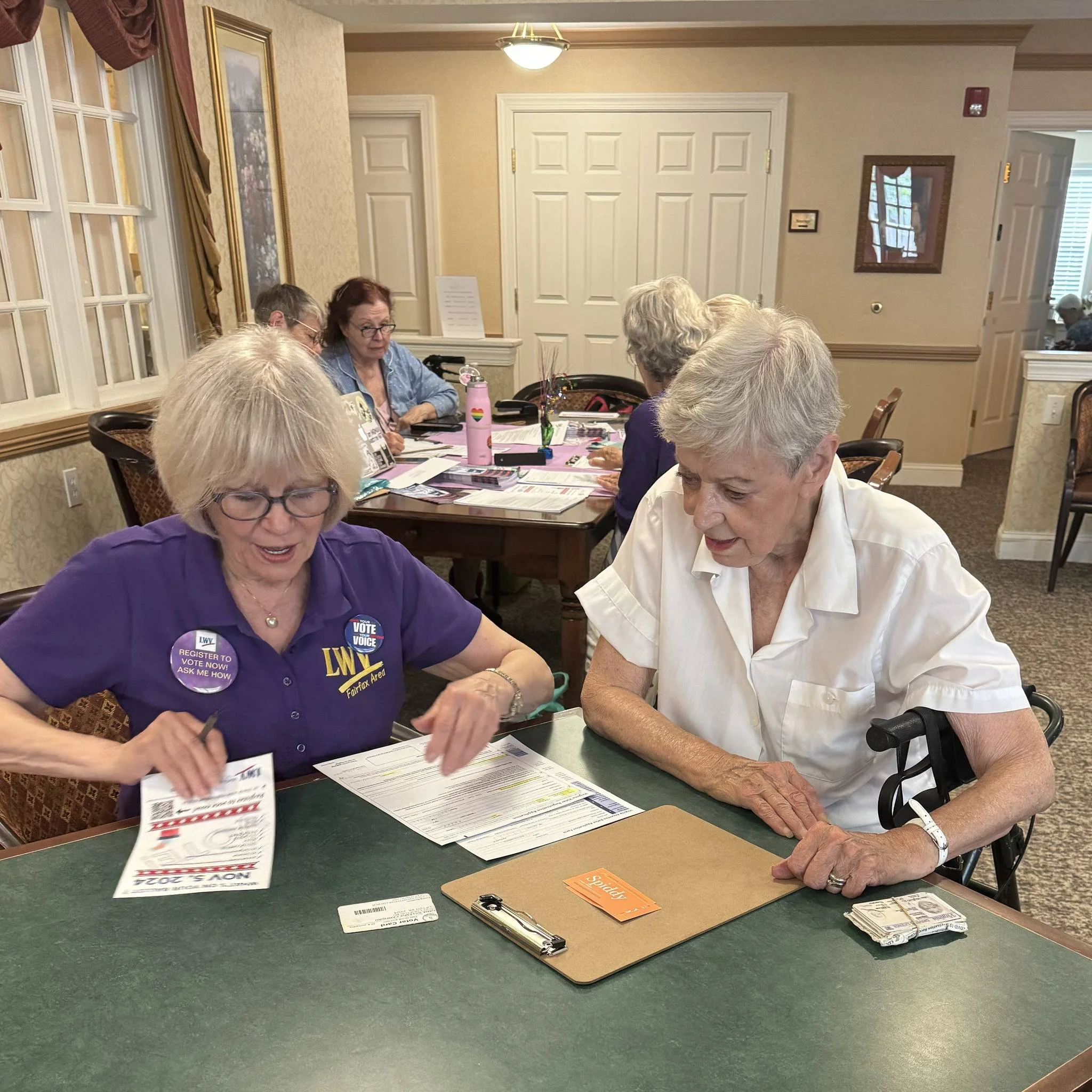 Senior Voter Registration: Aarondale