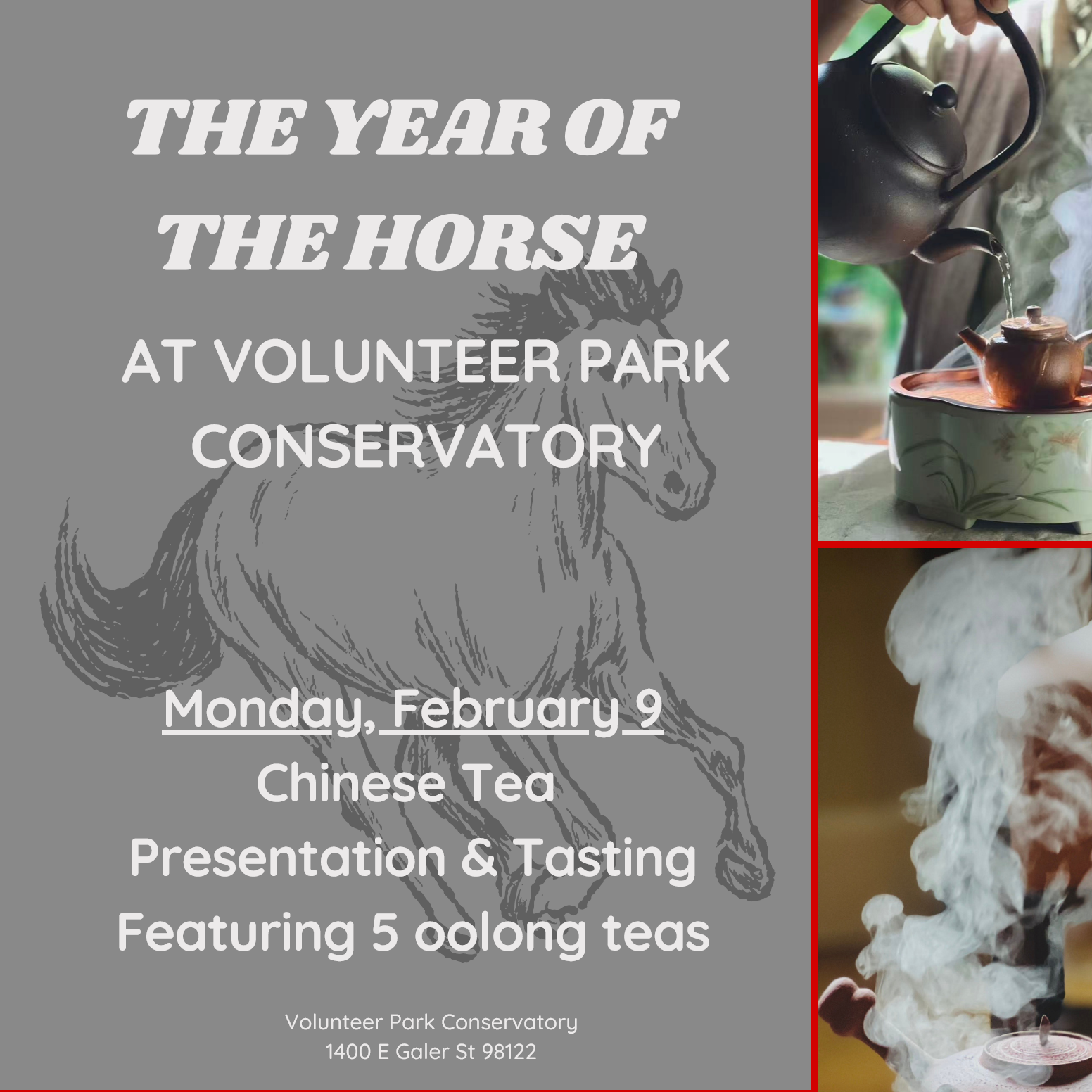 Chinese Lunar New Tea Tasting Event