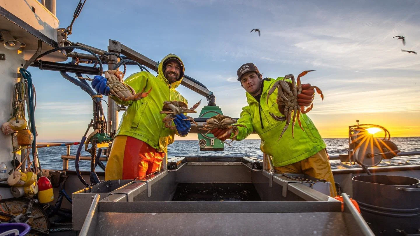 The boys gettin it done! 
@geoffbettencourt 
@davidgrantphotography 
@damrosch 
@morningstarfisheries
