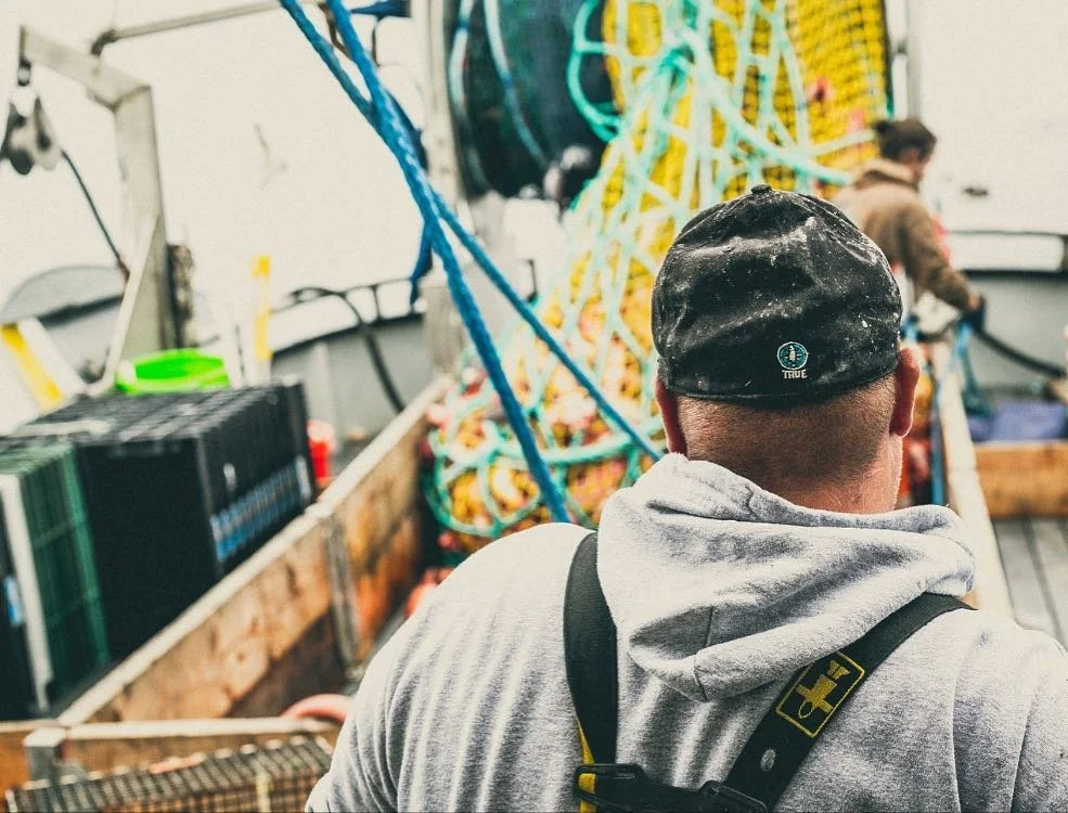 We are not just fishermen, we are stewards of the ocean. Working hard to ensure no one abuses the massive yet fragile eco systems that make up what we call the ocean. Photo cred @righter.e #californiagroundfishcollective #knowyourfisherman #commercia