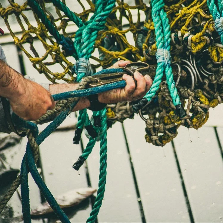 The weather hasn&rsquo;t been on our side for almost two weeks now. Lots of wind off shore. Hopefully Mother Nature will show some mercy and let us get a trip in soon. We are dying to get back on the water. Photo cred @righter.e #commercialfishing #k