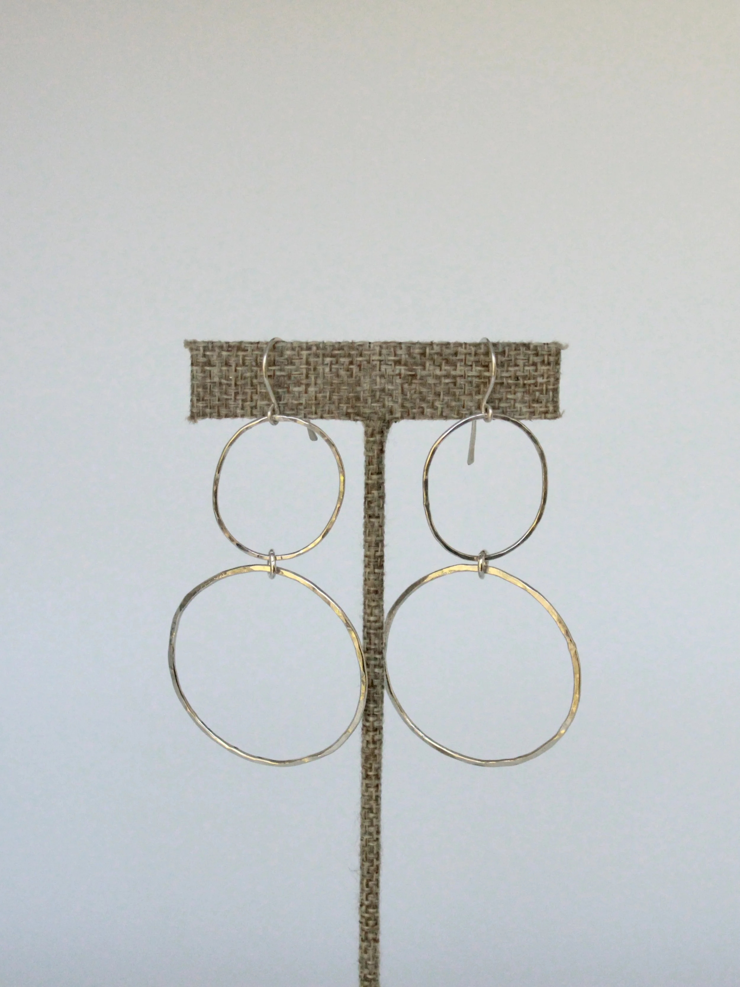 Sterling Silver Double Hoop