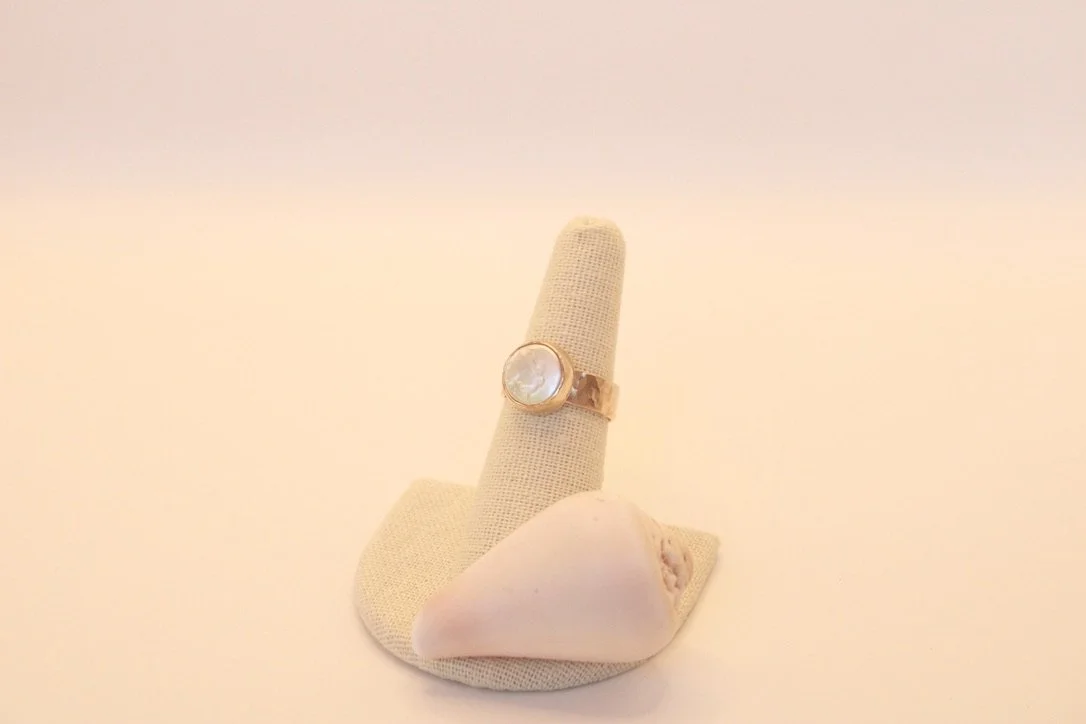 Size 6.25 14k GF Round Freshwater Pearl Ring