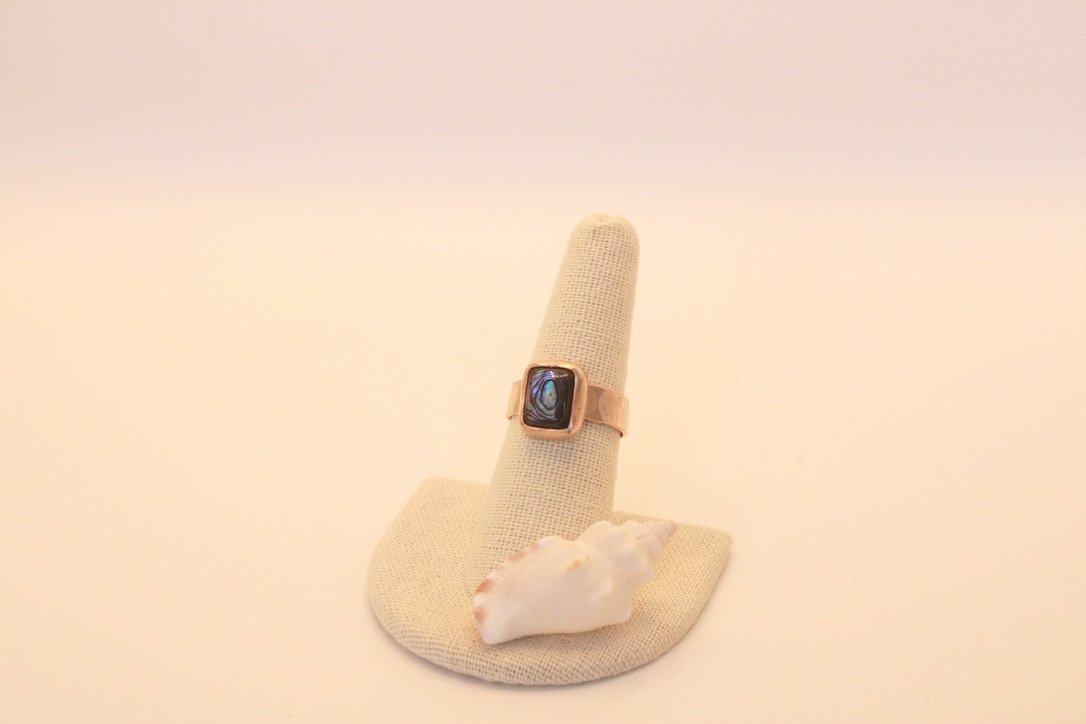Size 8 14k GF Abalone Ring