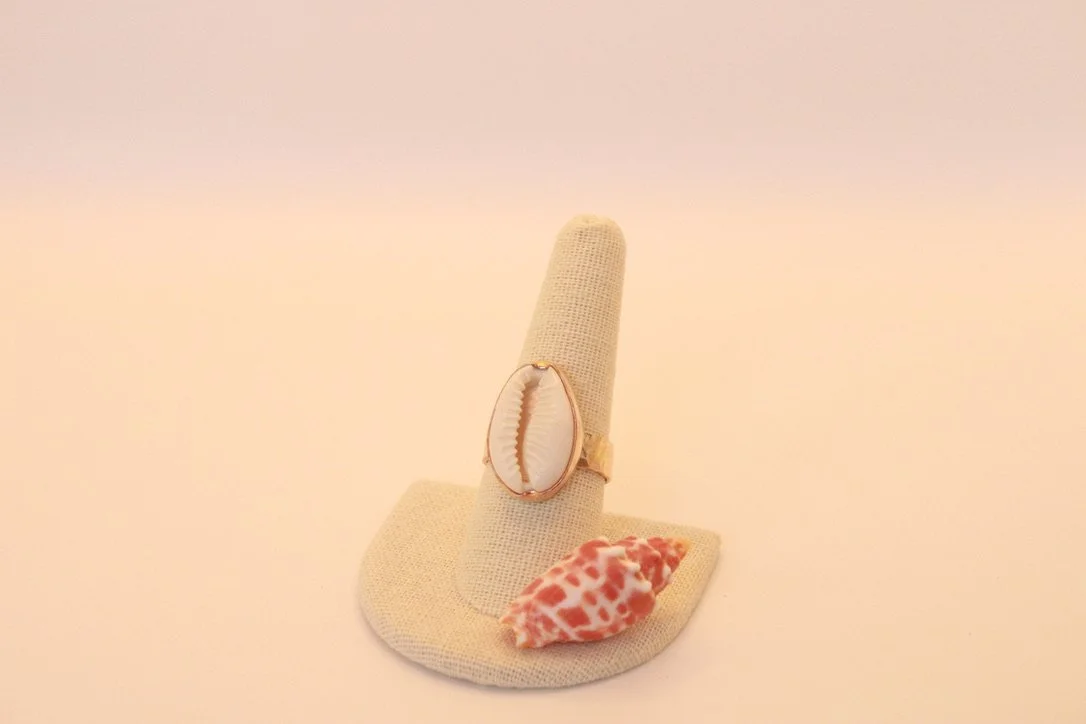 Size 9.25 14k GF Cowrie Ring