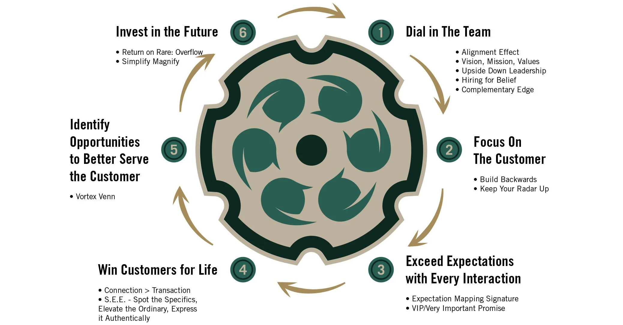 Vortex CARE Movement Flywheel in 6 steps