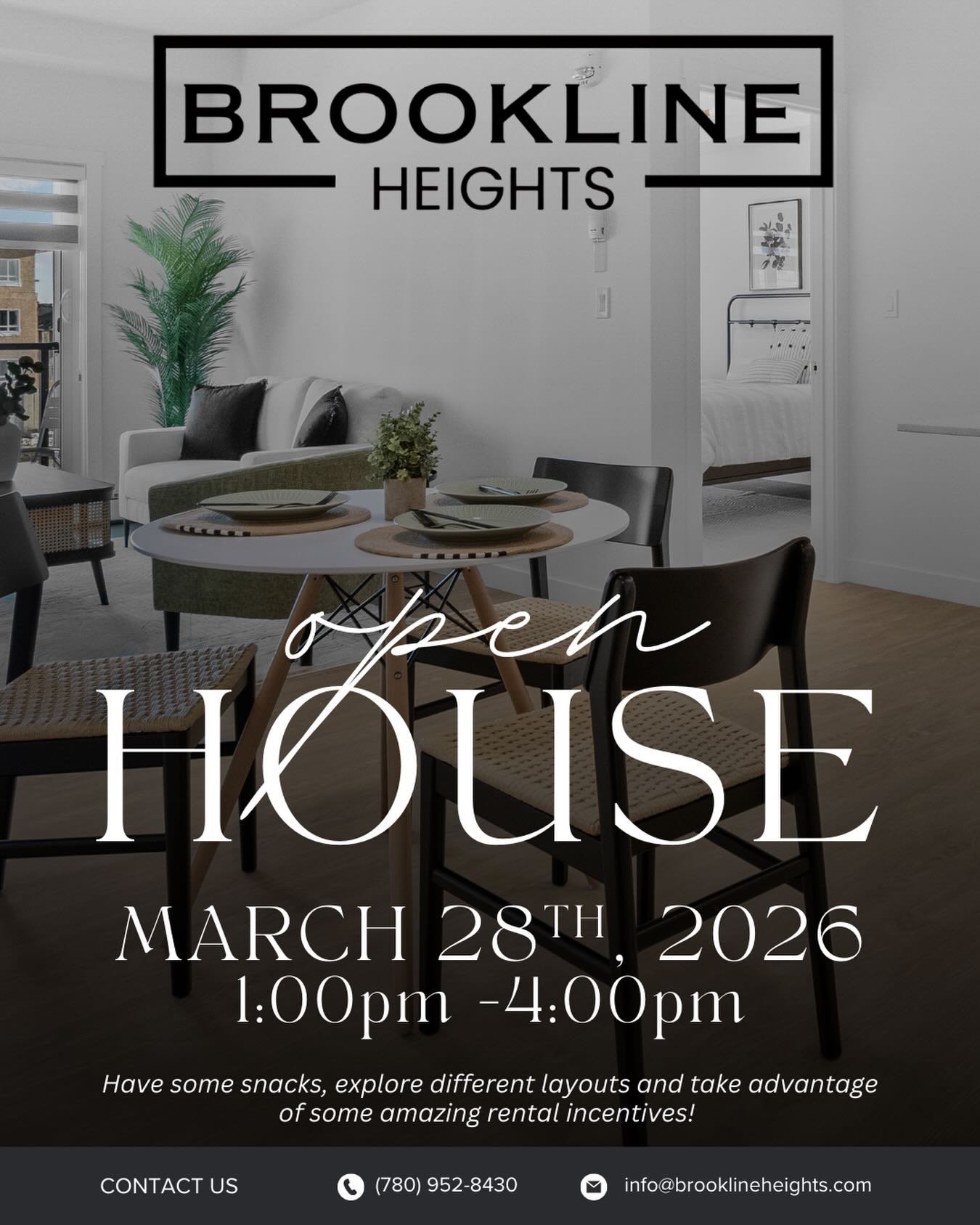 Mark your calendar for March 28th and come experience modern living at its best from 1:00 PM &ndash; 4:00 PM!

Step inside beautifully designed suites, explore a variety of layouts, and picture yourself at home. Plus, enjoy some light snacks and be s