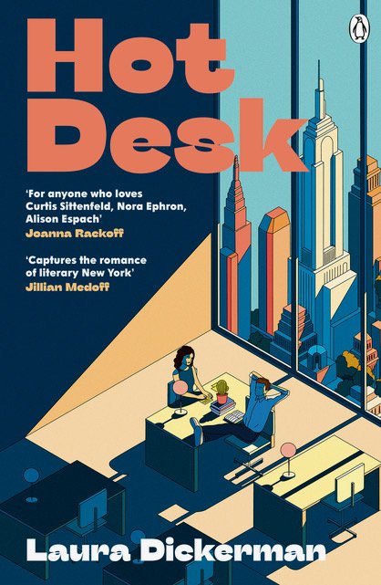 Hot Desk a novel by Laura Dickerman UK book cover