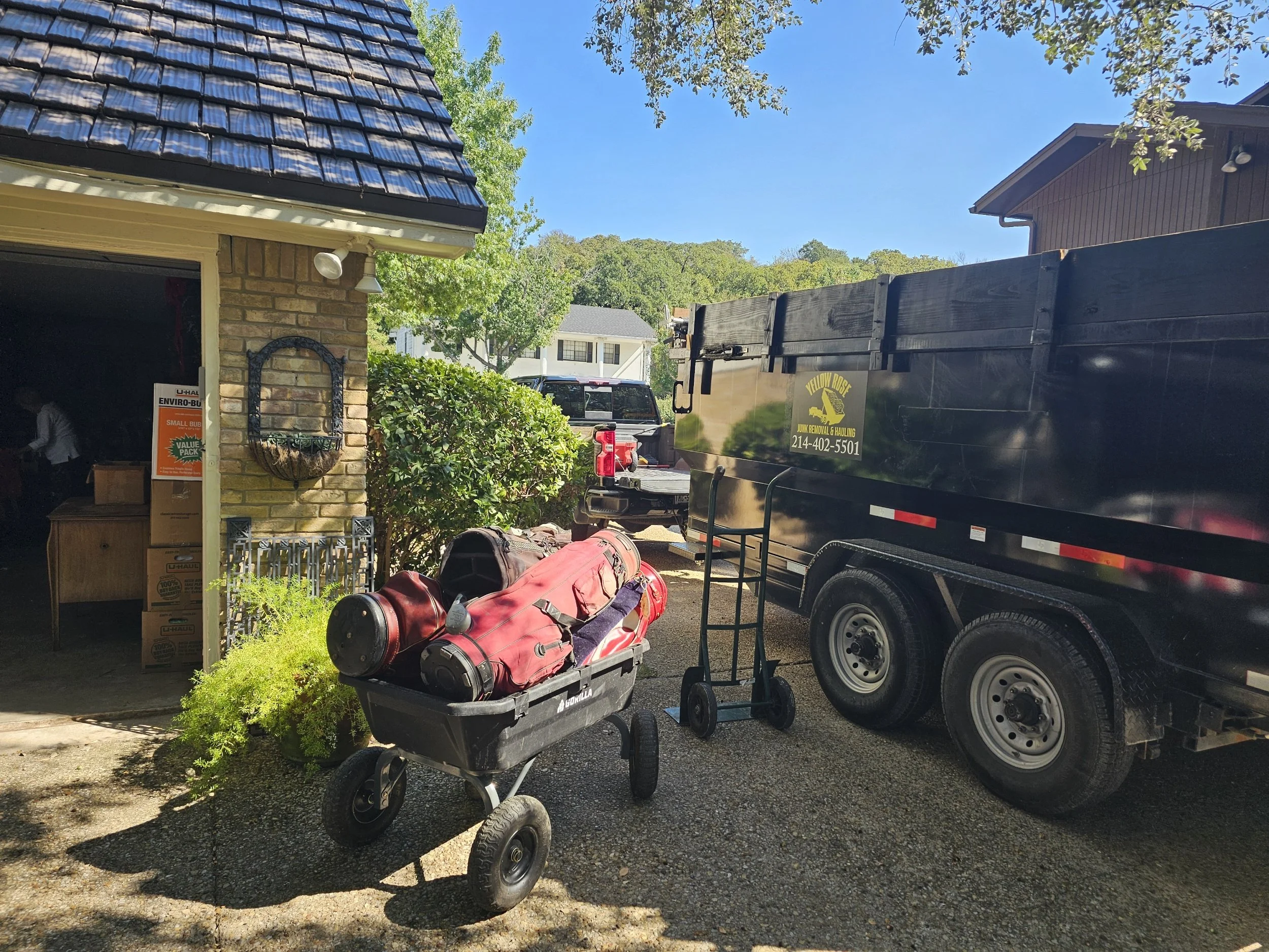 Estate Cleanout with Yellow Rose Junk Removal in Cedar Hill