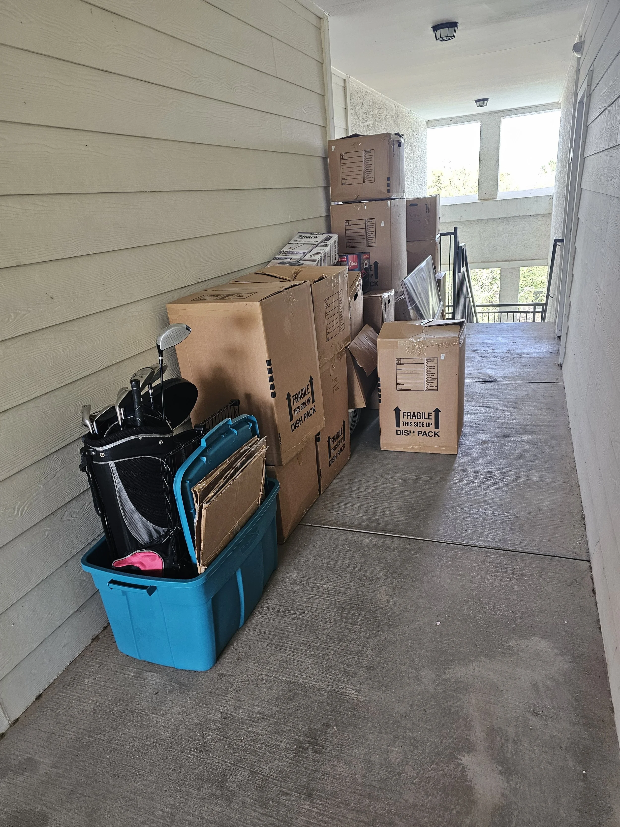 The Junk left behind by a customer.