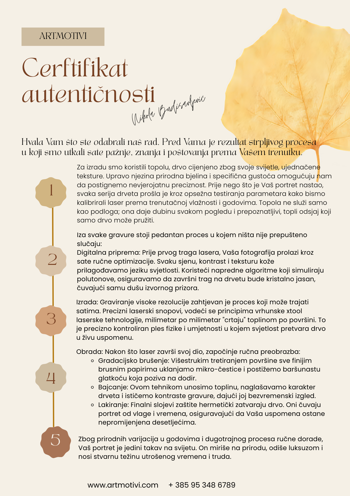 Certifikat autentičnosti 