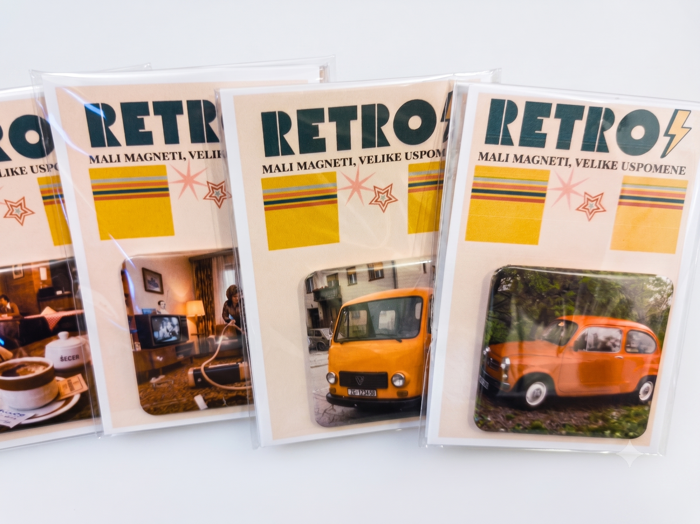 Retro magneti – Kolekcija "Mali magneti za velike uspomene"