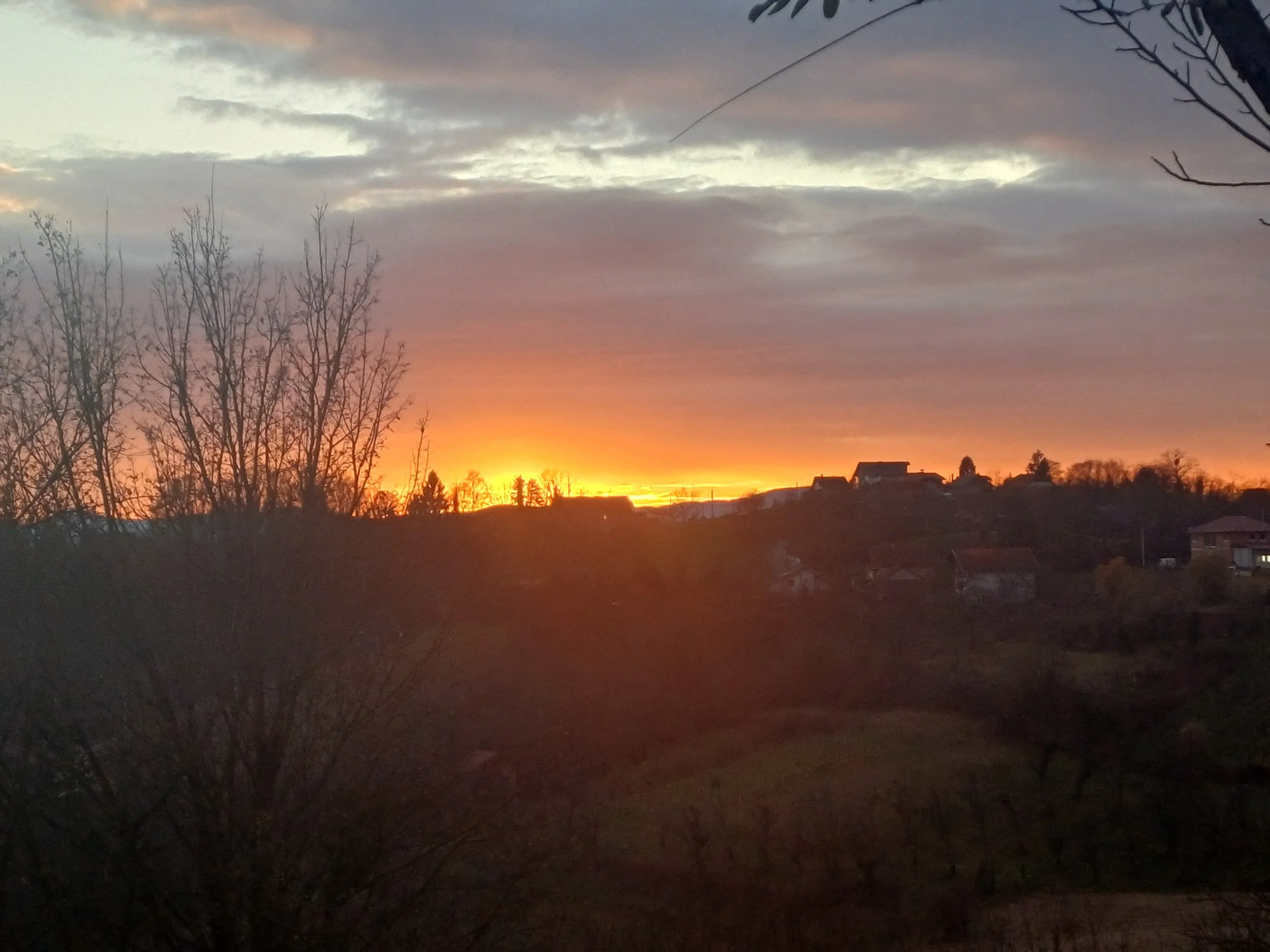sunset, hills, books, romantic, gazing