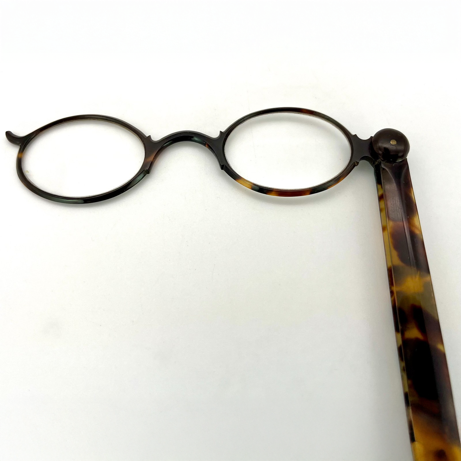 19th Century Long Handled Faux Tortoiseshell Lorgnette Opera Glasses – C. 1890