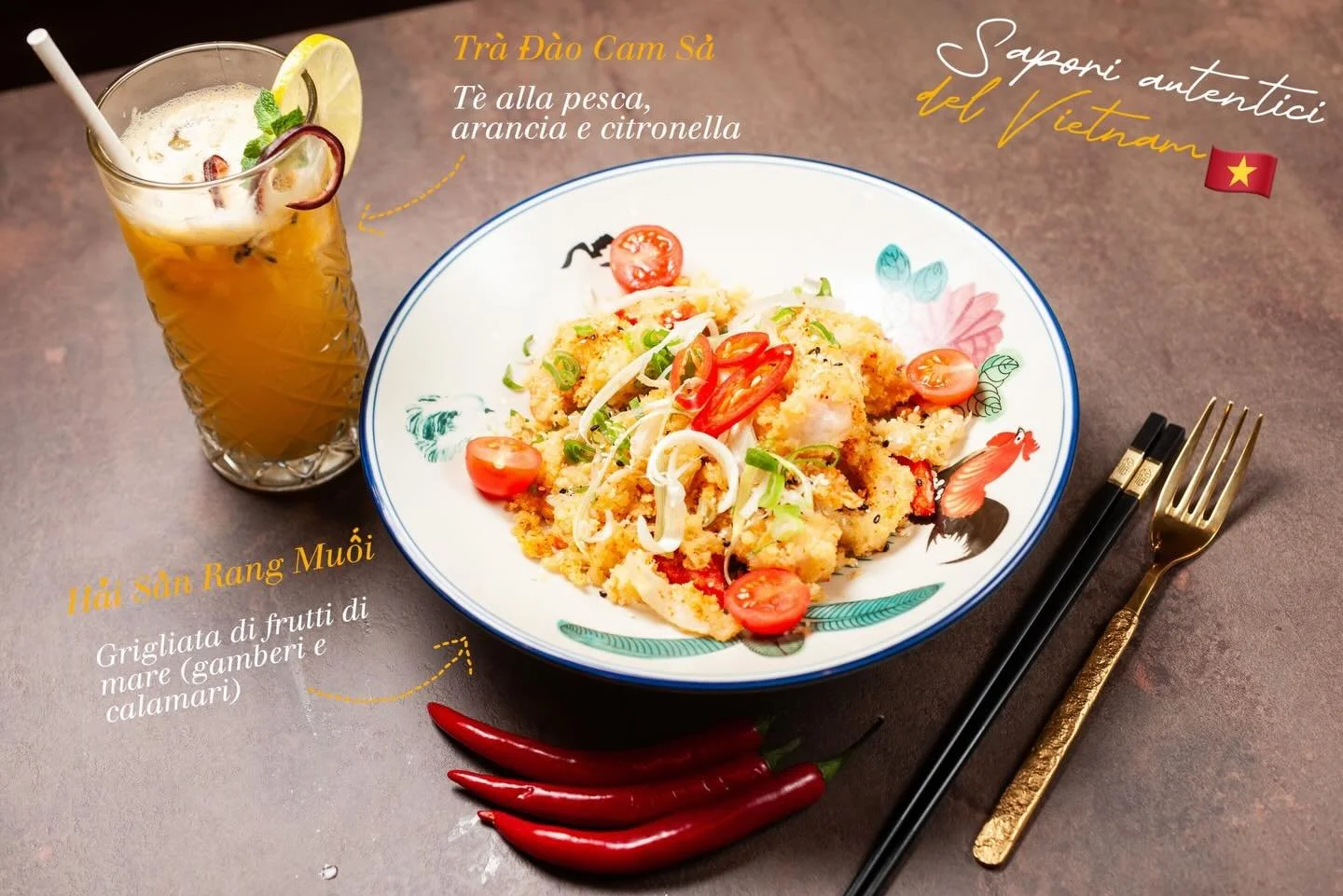 Tr&agrave; đ&agrave;o cam sả - Hải sản rang muối

📍Pho Viet - Via Marco Roncioni, 150, Prato
📞3881062181

#PhoViet #AsianFood #PratoFood #VietnamFood #CucinaVietnamita