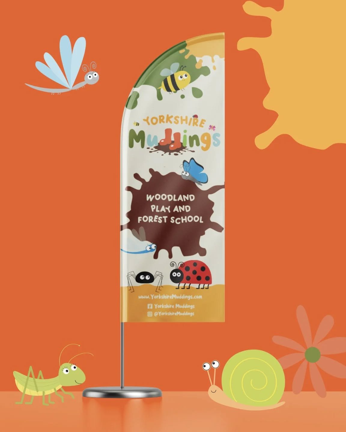 🐛🐜🐝😃 BUGGING AROUND 😃🐞🦋🪲

Here's a little feather banner design I created for the lovely @yorkshiremuddings

A banner is a great way to catch people's eye and draw attention to your business. Give me a message if you'd like to chat 💬