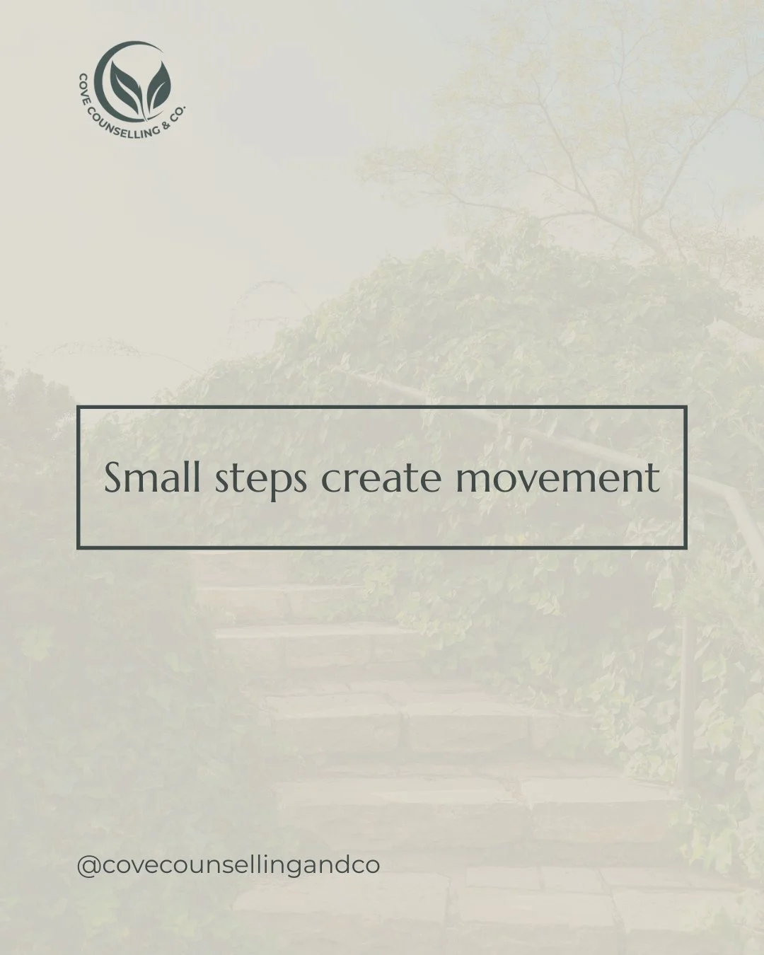 Sometimes we think progress means huge leaps forward&hellip;⁠ when in reality it&rsquo;s more like:⁠
⁠
&bull; sending that one email⁠
&bull; getting out of bed on a hard day⁠
&bull; drinking water and calling it self-care⁠
&bull; deciding today, we t