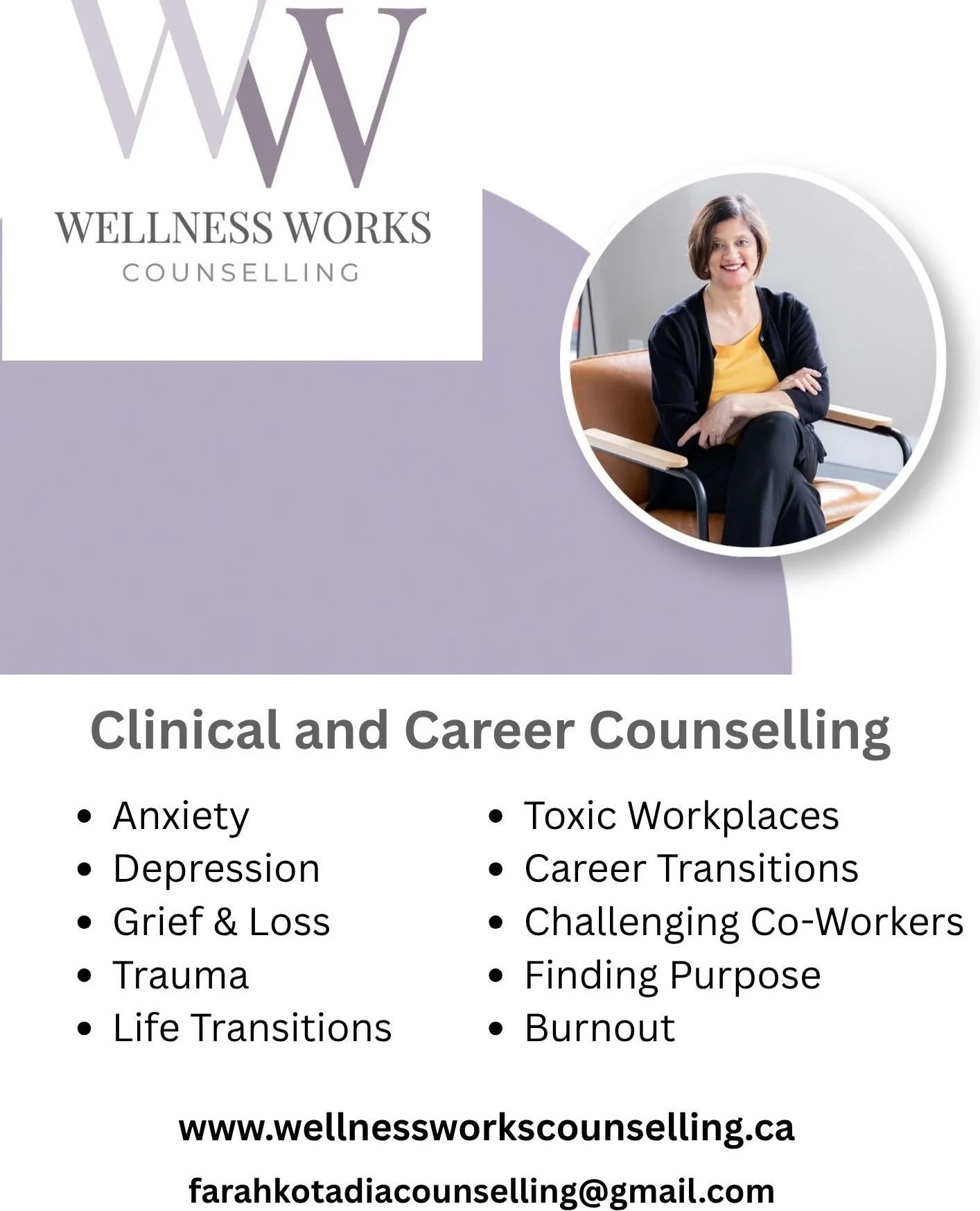 I am humbled by the resilience of the human spirit and the courage it takes to be vulnerable. My approach to counselling is warm, collaborative, and non-judgmental, creating a safe space where you can explore your experiences and move toward healing.