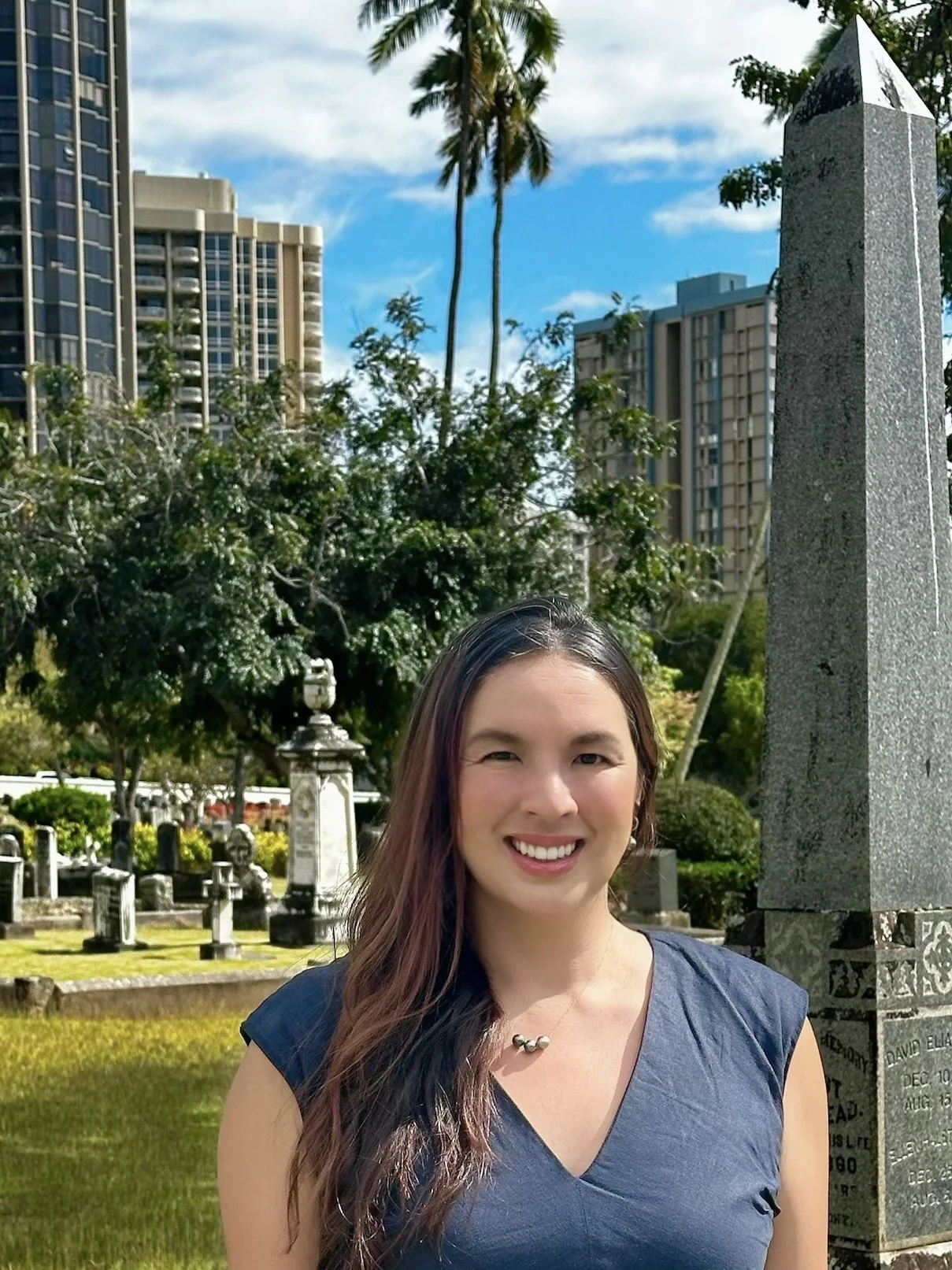   Ananda Chou Ferreira   Director At-Large  Past President 2024  OWL Woman of the Year Awardee 2020  Oahu Cemetery Association  