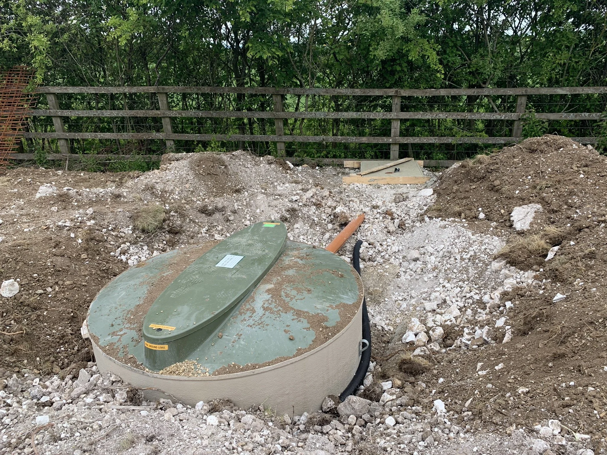 Ground investigation and drainage design co-ordination on a new build house