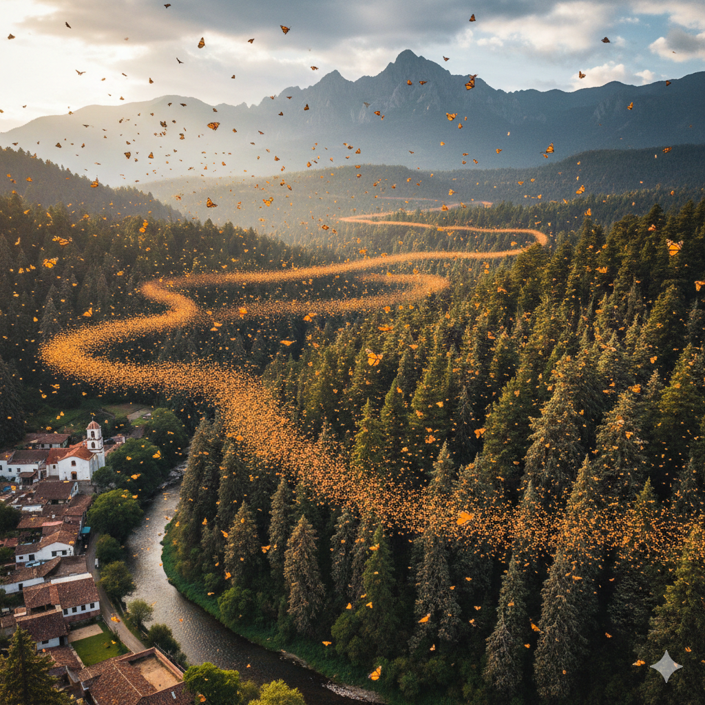 Migración de la mariposa monarca