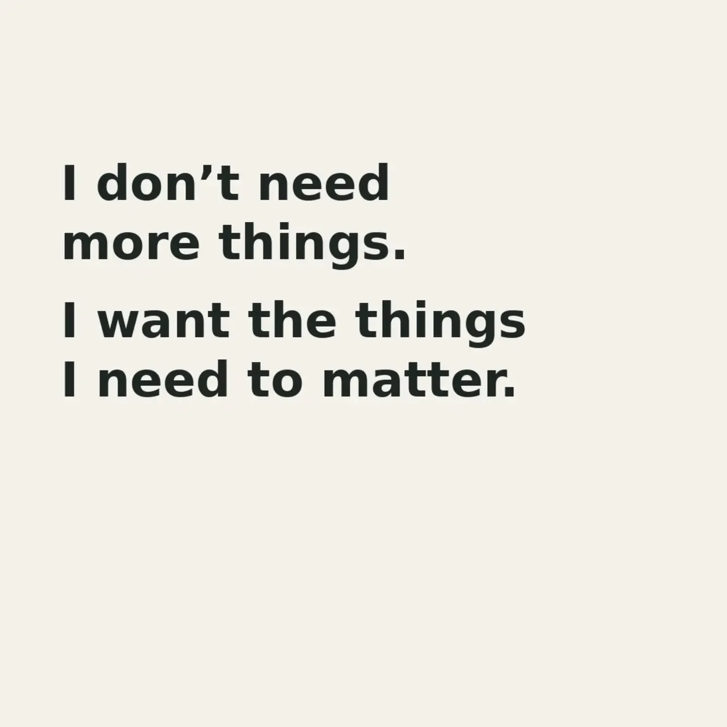 I've been thinking about what &ldquo;less&rdquo; actually means to me.

I have a drawer full of workout tanks I've accumulated over years. Sandals that are well past looking new. A perfectly ordinary backpack I use all the time.

And then there are t