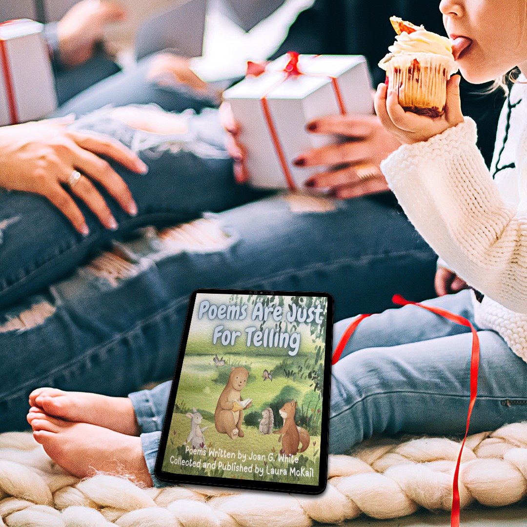 Cupcakes, giggles, and storytime magic 🎁✨

Whether it&rsquo;s a holiday morning or a cozy night by the tree, Poems Are Just For Telling adds a little rhyme and wonder to every celebration.