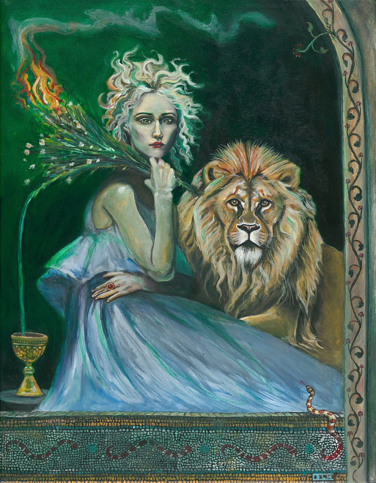 SOLD  
Circe  
Acrylic on Canvas  
14" x 18"  
prints available