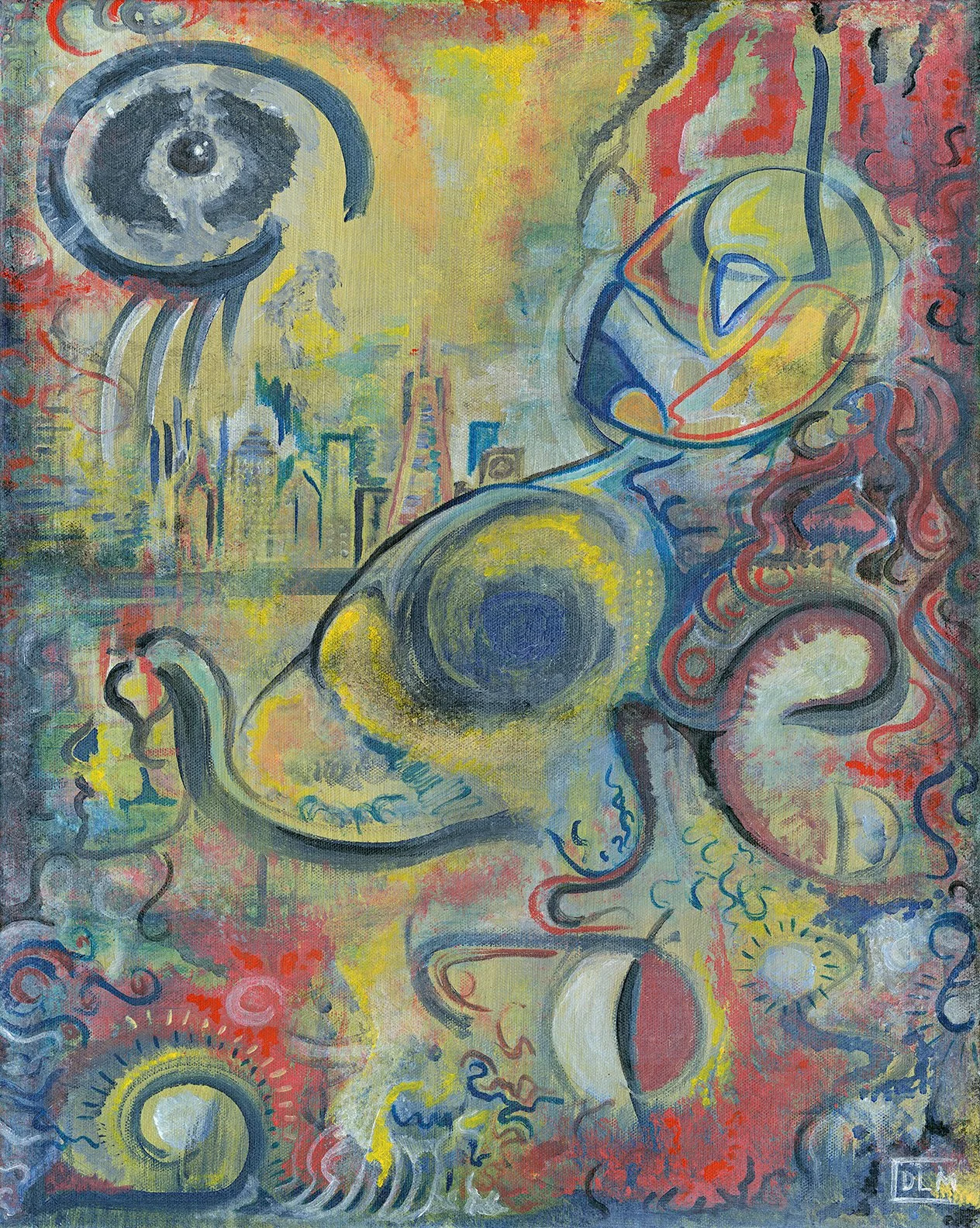 In The Offing 
Acrylic on Canvas 
21.00" x 25.00" (framed) 
$1900