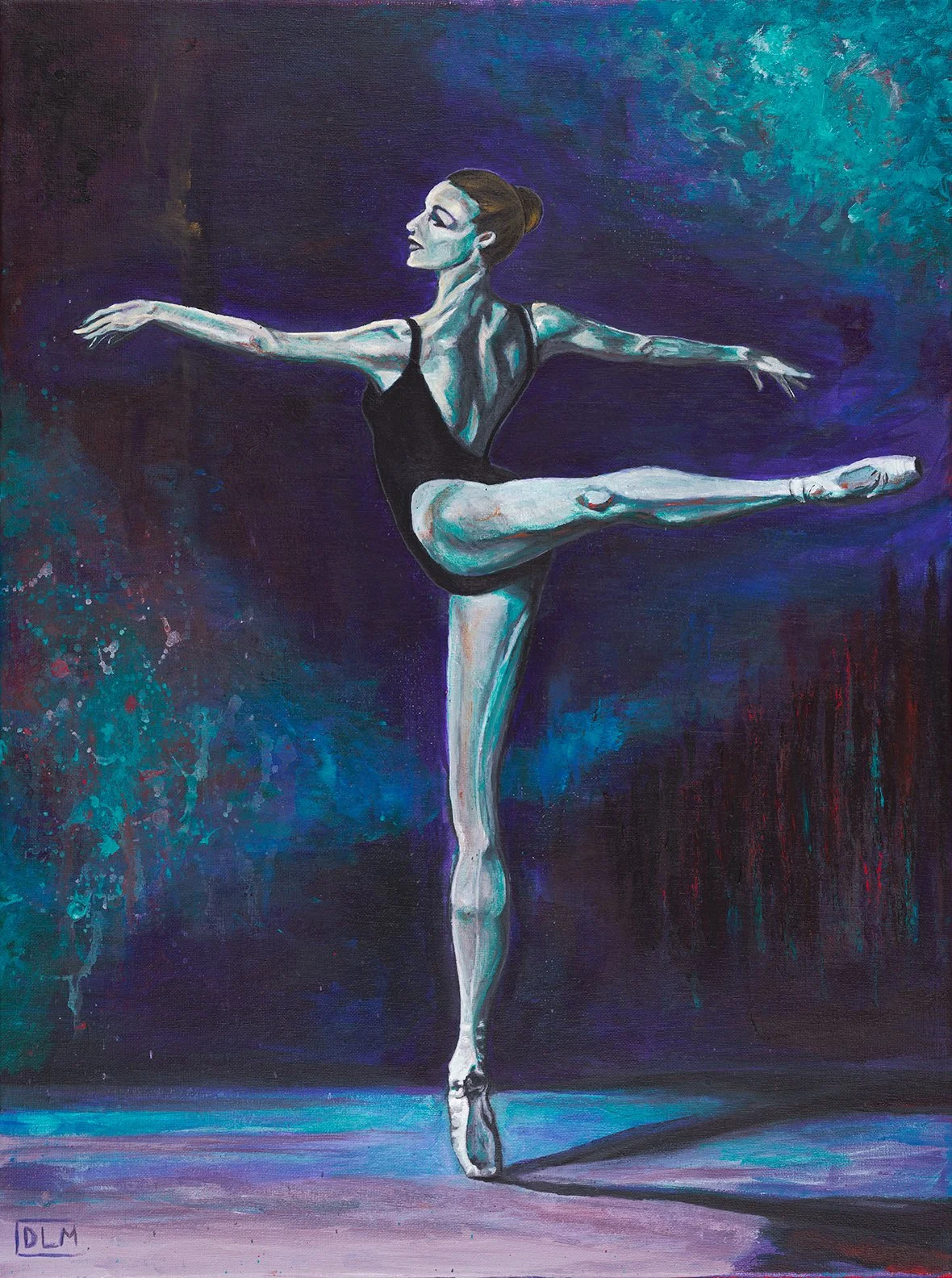 Elaine, 2024  
Acrylic on Canvas 
19.00” x 26.00” (Framed) 
$1900