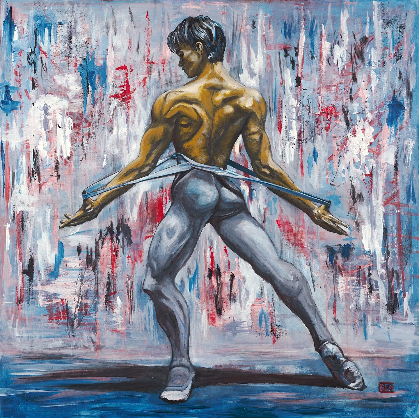 Daniil, 2024  
Acrylic on Canvas 
36.00” x 36.00” (Unframed) 
$4200