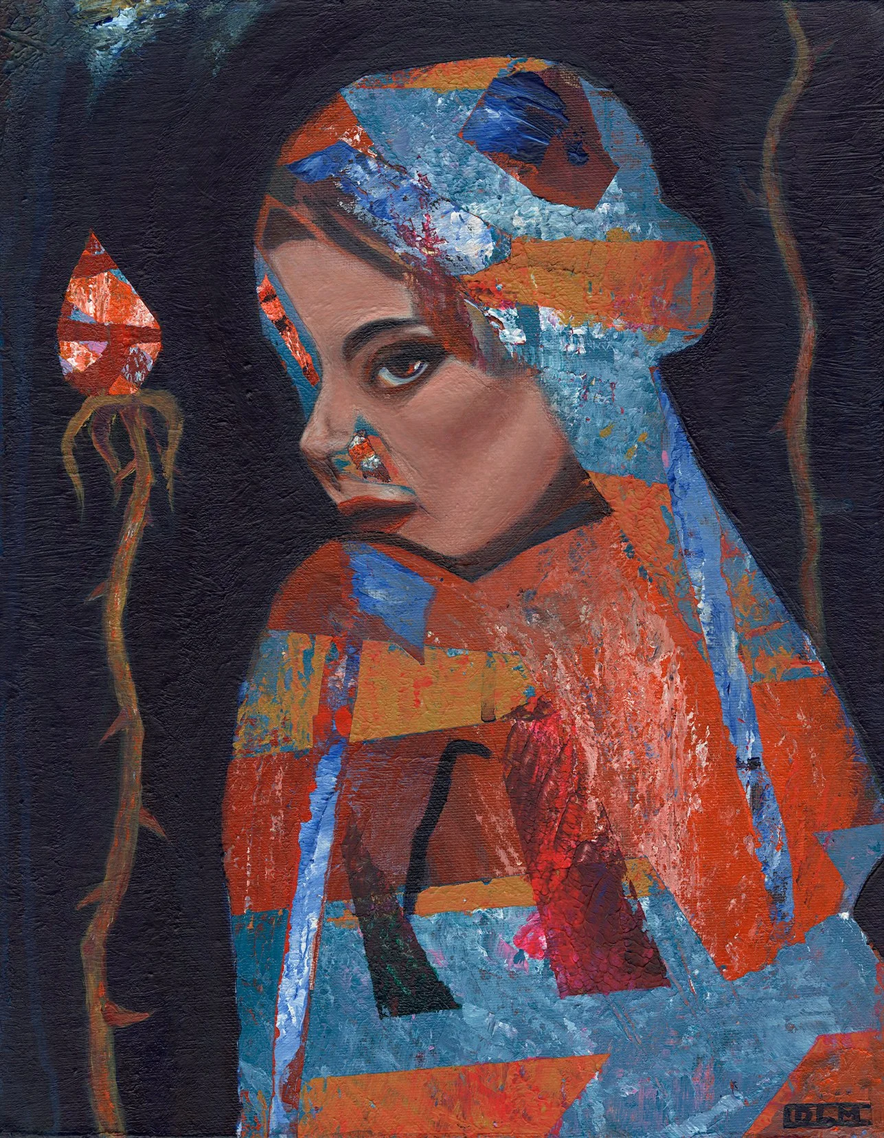 The Glare  
Acrylic on Canvas Board  
11" x 14" (unframed)