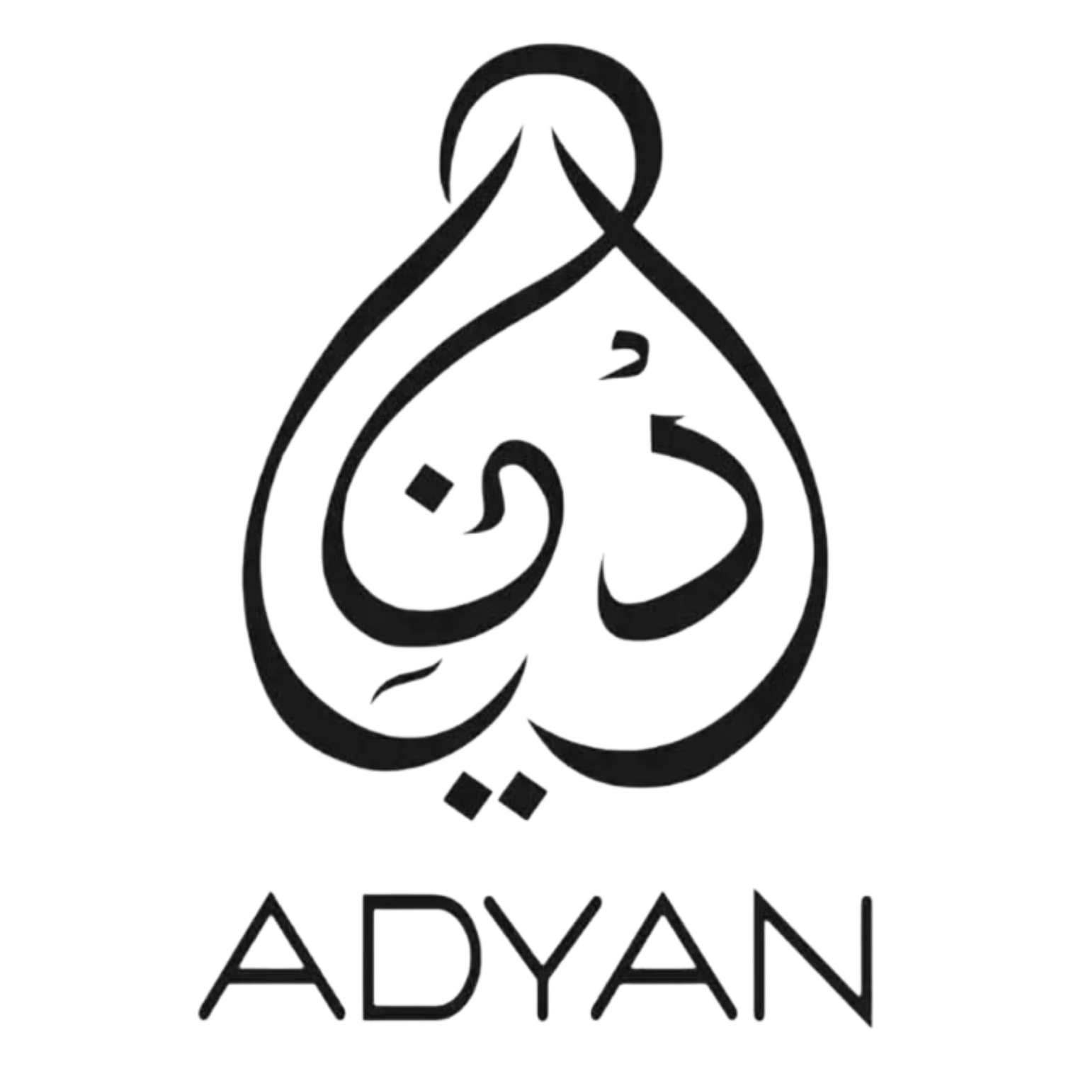 A logo for 'ADYAN' featuring a stylized teardrop shape with piping inside and the word 'ADYAN' in bold capital letters below.